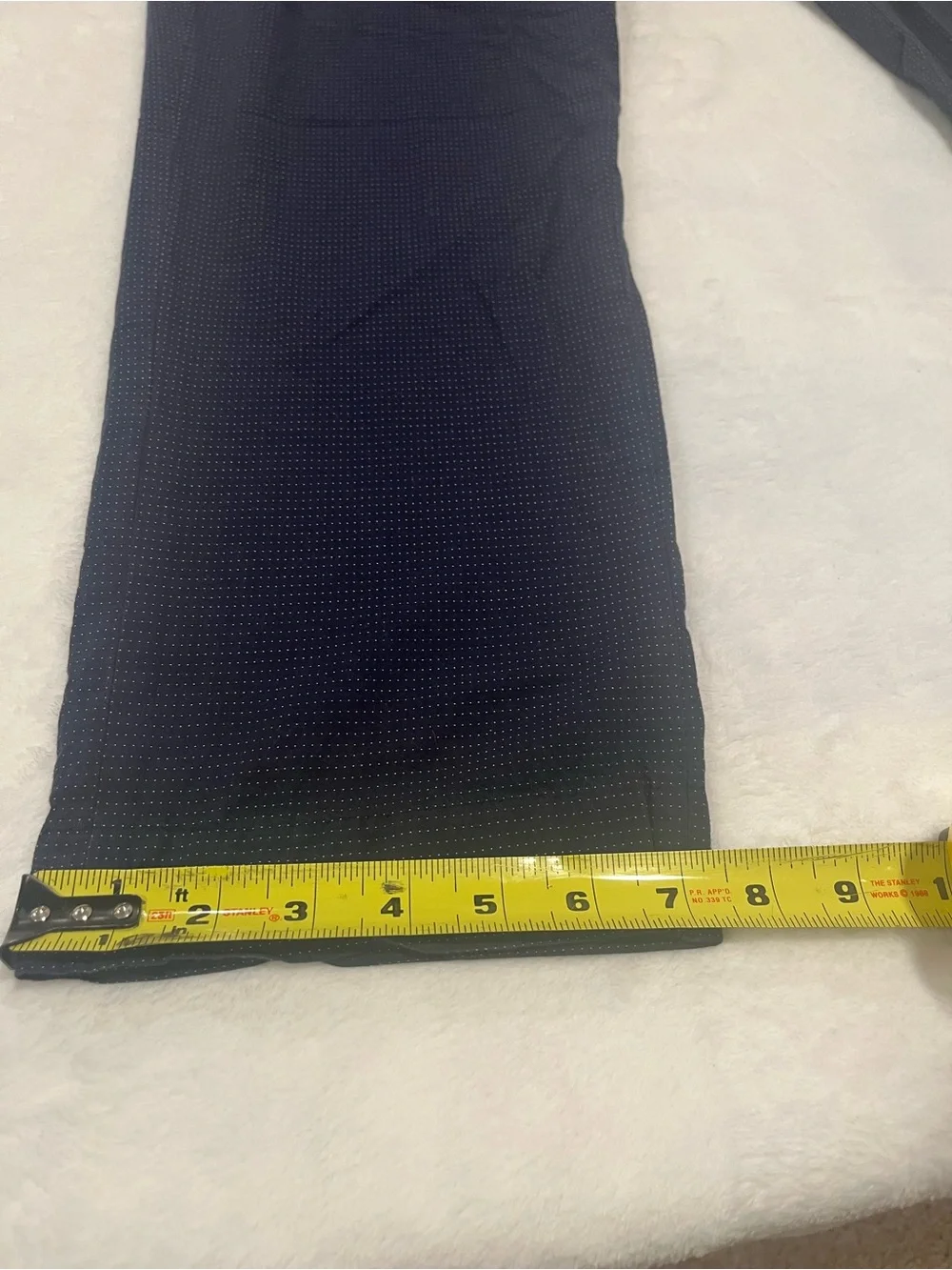 J. Crew Slim Bedford Pants - Navy Blue Pin Dot Chinos - Size 33x32